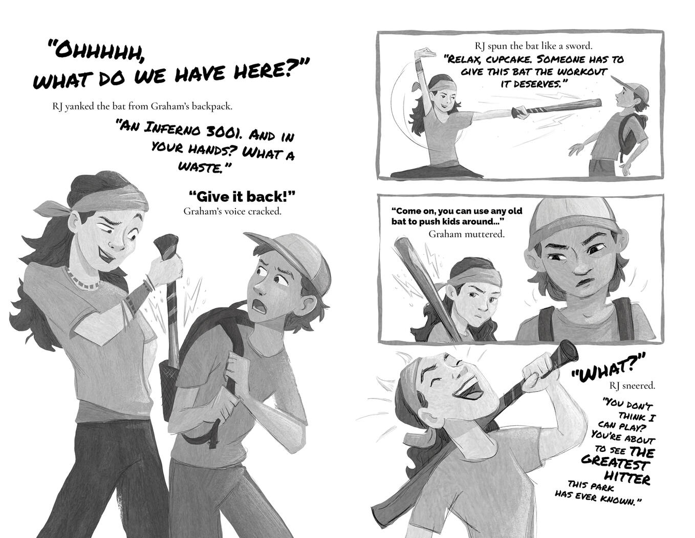 The bat spread two The bat spread two